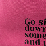 Large Minimalist Prayer-Themed Pink Tote Bag - High-Quality Canvas