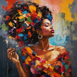 African Lady Painting (SiSi Eko)